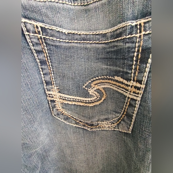 Silver Jeans Co. Zac 38×30 Boot Cut Relaxed Fit Indigo Wash New without Tag - Picture 5 of 9